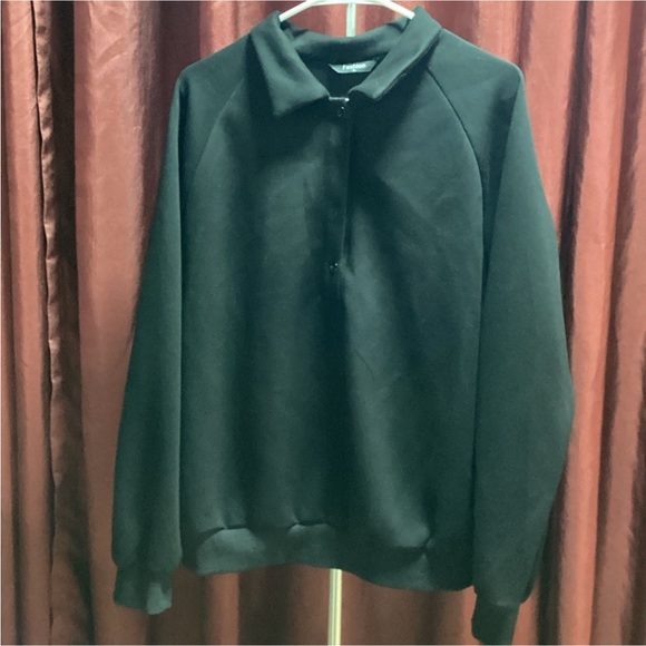 Woman’s Black Collared Sweater - Picture 5 of 5